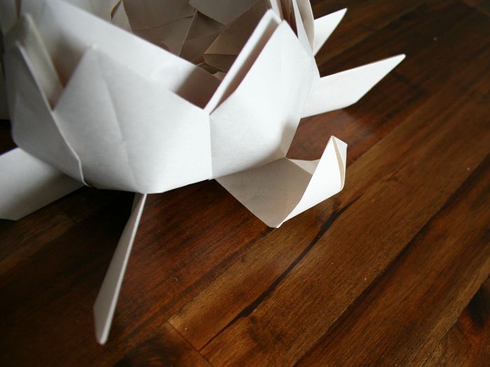 How to Make a Floating Lotus Flower Paper Lantern