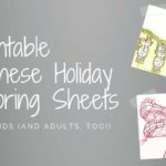 Coloring a Year of Chinese Holidays
